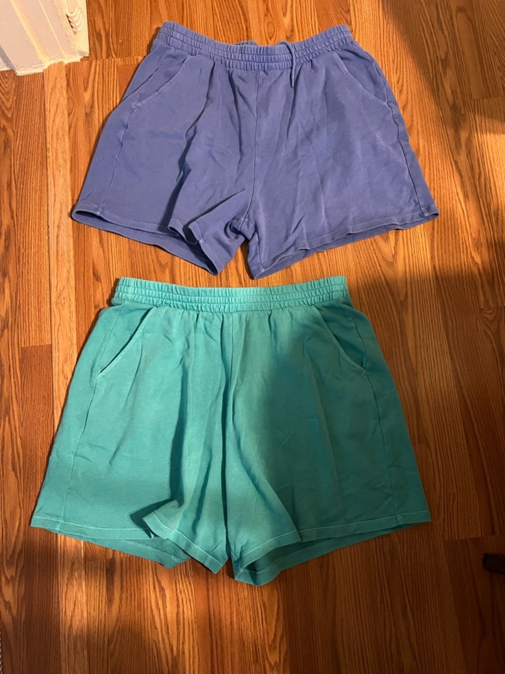 Old Navy Women's Athletic Shorts — Blue and Teal